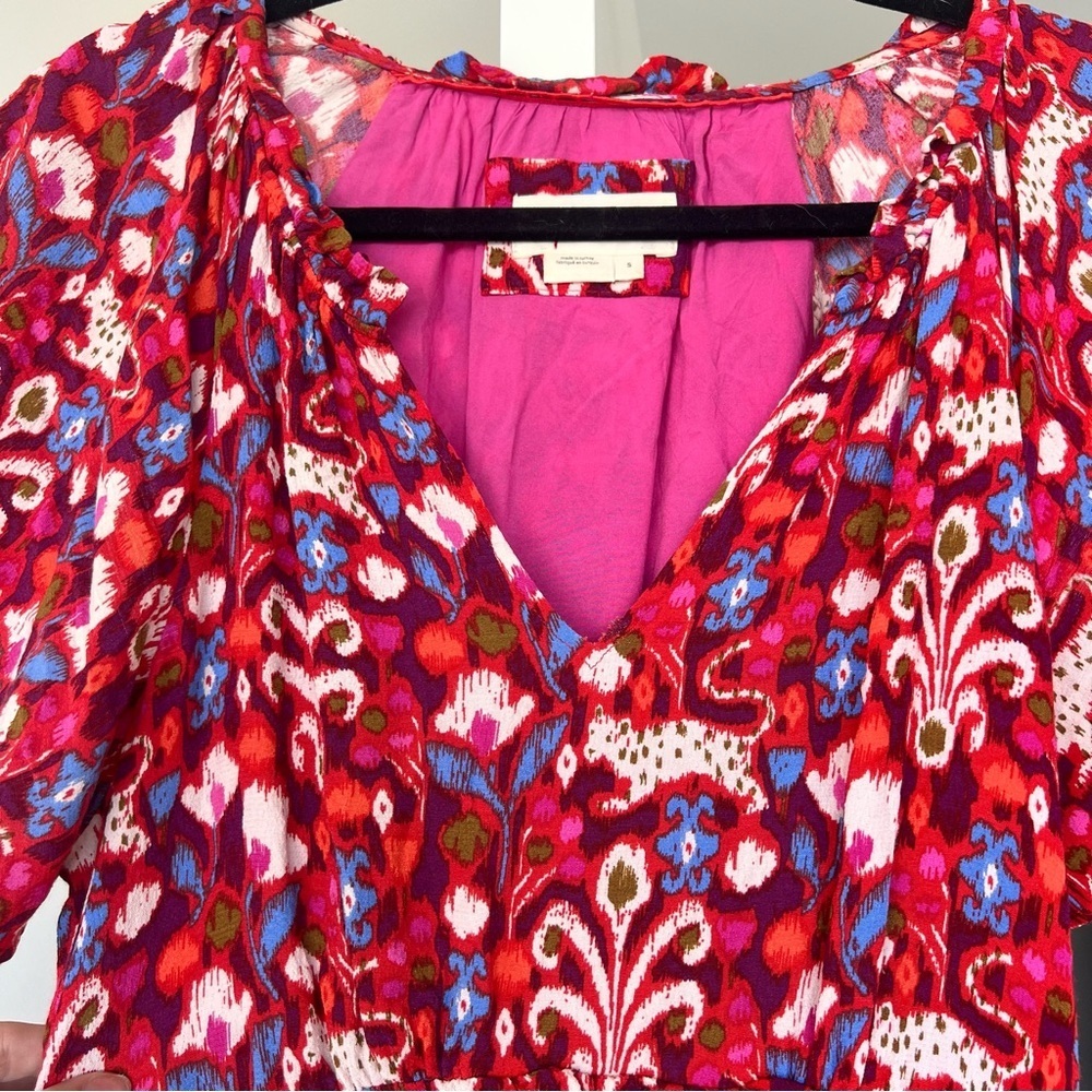 Anthropologie Robin Tiered Mini Dress- S - Picture 4 of 7